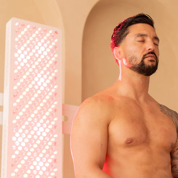 Rood licht lamp voor rug