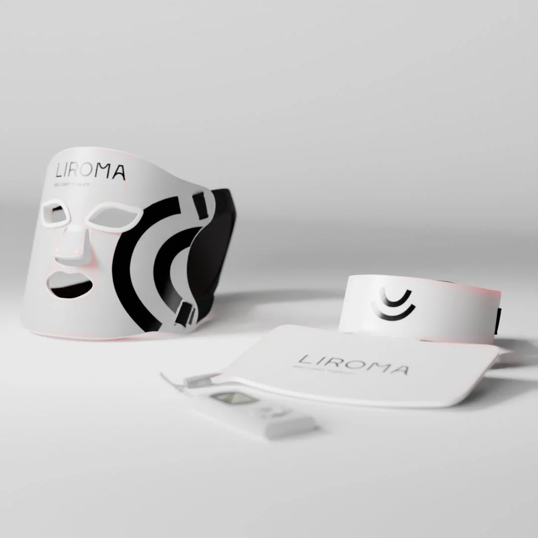 LIROMA GLOW® LED - Lichttherapie Gezichtsmasker met Infrarood & Rood licht - Liroma