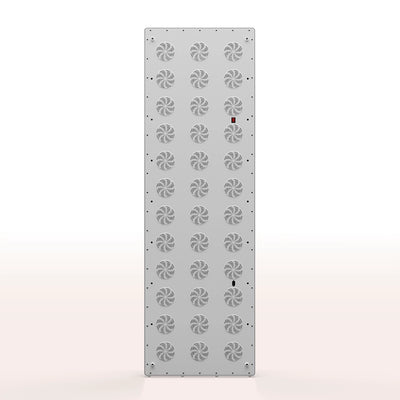 Achterkant van het Liroma PrimeFORCE Ultra paneel met ventilatoren en ophangsysteem